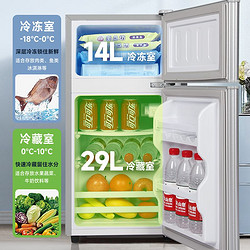 CHIGO 志高 小冰箱家用小型办公室租房宿舍节能省电迷你冰箱