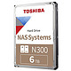 TOSHIBA 东芝 N300系列 7200RPM 128MB NAS专用 机械硬盘