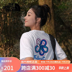 THE NORTH FACE 北面 23春夏北面T恤男款户外舒适透气印花短袖T恤88BR/88BS/88BM FN4/88BM L