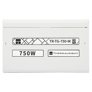 利民Thermalright 额定750W TG750-W ATX3.0金牌全模电源 PCIE5.0