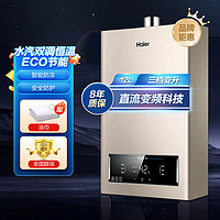 Haier 海尔 智能防冻12升变频恒温低压启动节能省气燃气热水器家用洗澡