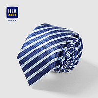 抖音超值购：HLA 海澜之家 质感优雅蓝色经典柔软领带男HZLAD1D001A