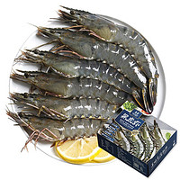 PLUS会员：万景 黑虎虾 37-48只 1.2kg