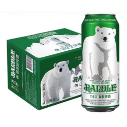 兰德尔 [1.79/瓶]兰德尔大白熊精酿啤酒德国工艺500ml*12罐整箱