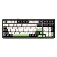 AULA 狼蛛 F99 99键 2.4G蓝牙 多模无线机械键盘 绿野幽谷紫皇轴 RGB FR4双面沉金定位板