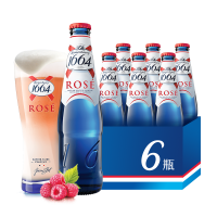 88VIP：1664凯旋 桃红啤酒 330ml*6瓶