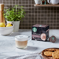 STARBUCKS 星巴克 DolceGusto 花式咖啡 卡布奇诺咖啡胶囊 12颗/6杯/盒