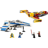LEGO 乐高 Star Wars星球大战系列 75364 新共和国 E-翼战机大战欣·哈蒂的星际战斗机