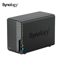 百亿补贴：Synology 群晖 DS224+ 双盘位NAS（赛扬J4125、2GB）+希捷酷狼 机械硬盘 4TB