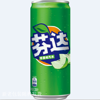 Fanta 芬达 可口可乐（Coca-Cola） 可口可乐 芬达橙味/零卡/葡萄/苹果汽水摩登罐整箱装330ml