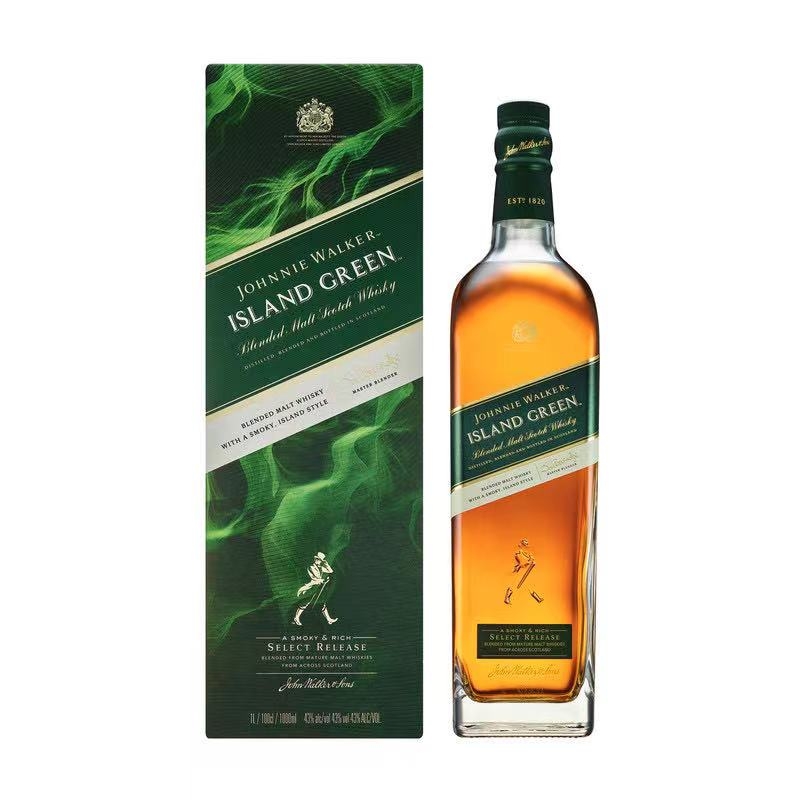 绿牌 岛绿ISLAND GREEN 苏格兰威士忌 1000ml