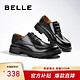 BeLLE 百丽 男鞋商务休闲皮鞋牛皮休闲牛津皮鞋A0630CM2 黑色 42