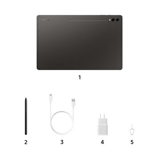 SAMSUNG 三星 Galaxy Tab S9 Ultra 14.6英寸 Android 平板电脑（2960*1848、骁龙8 Gen2、12GB、256GB、5G版、云影灰）