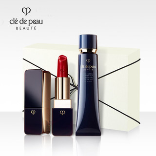 肌肤之钥（Cle de Peau）CPB「明星长管隔离」37ml+琉金唇膏「传奇女王红」柔雾#103 +礼盒生日礼物