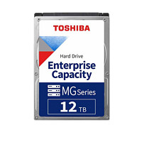 TOSHIBA 东芝 MG07 3.5英寸CMR机械硬盘 12TB  (7200rpm、256MB)