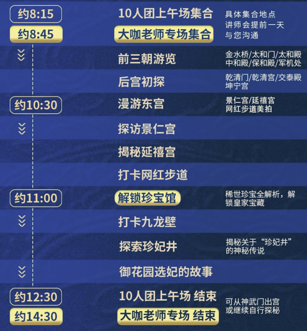 地道京味儿讲故宫！北京故宫+珍宝馆金牌大咖5-6小时深度讲解