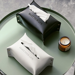 剑林 创意纸巾盒家庭客厅轻奢高档餐厅抽纸巾盒车载便携纸巾盒袋