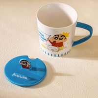 MDZF SWEETHOME 摩登主妇 蜡笔小新联名 马克杯 550ml 蓝