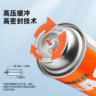 SERIES CLEAR 清系 便携卡式炉气罐户外防爆燃气液化煤气小罐丁烷卡磁炉瓦斯气瓶