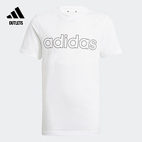 adidas 阿迪达斯 官方outlets阿迪达斯男大童装舒适圆领运动短袖T恤GN4002