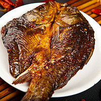 杨矮子 酱板鱼湖南特产手撕鲫鱼 正宗香辣 特辣酱辣鱼整条118g 香辣