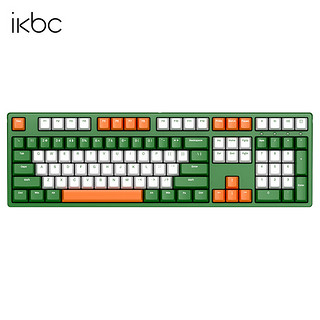 ikbc W210 108键 2.4G无线机械键盘 探险 Cherry红轴 无光