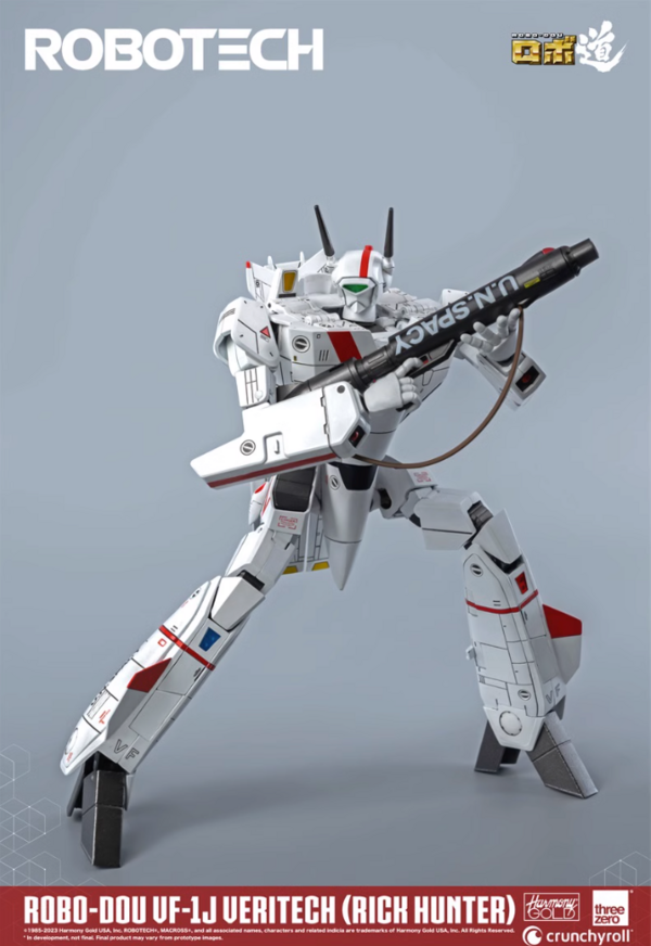 threezero ROBO-DOU系列 太空堡垒 VF-1J 变形战斗机 收藏级机械人偶