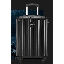 AMERICAN TOURISTER 美旅 箱包时尚条纹行李箱旅游万向轮旅行箱密码箱TC3薄荷绿24英寸