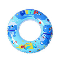 儿童游泳圈加厚卡通水上充气玩具 蓝色太空恐龙 70#