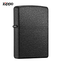 ZIPPO 之宝 美国ZIPPO打火机 芝宝 黑裂漆 236 煤油防风火机