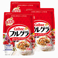 Calbee 卡乐比 日本卡乐比Calbee富果乐水果麦片700g/袋*3