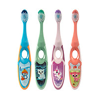 88VIP：PF 挪威 进口儿童清洁超细软毛牙刷4支