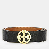 TORY BURCH 女士1.5英寸标志腰带 黑色