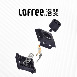 LOFREE 洛斐 OE915 84键 蓝牙双模无线机械键盘 银色幽灵 线性幽灵轴 单光