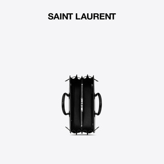 SAINT LAURENT 圣罗兰 女士牛皮革单肩包 398709AAB9H1000 黑色 小号