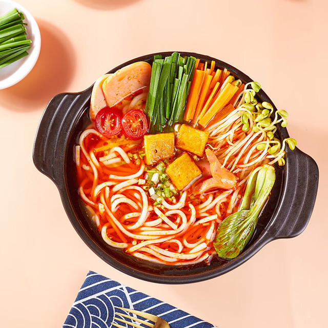 奥斯托马 东北麻辣米线340g 云南米线方便速食面粉夜宵充饥