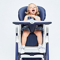 Pouch 帛琦 K05 PLUS儿童可折叠餐椅婴儿家用宝宝餐椅可坐躺七档调节