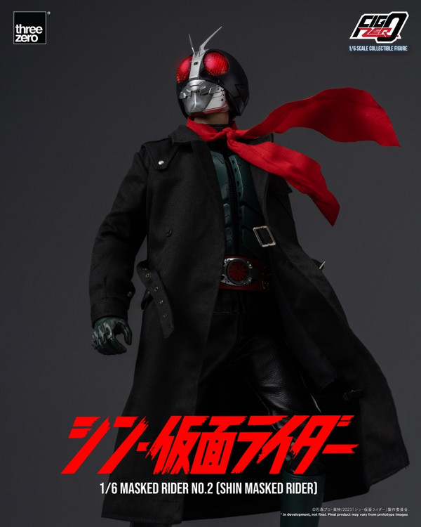 threezero Figzero系列 新假面骑士2号 1/6可动人偶