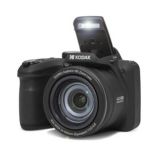 Kodak 柯达 AZ405 长焦数码相机 （2068万像素CMOS 3英寸屏 40倍光变 光学防抖 24mm广角 高清摄像）黑色