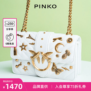 PINKO 品高 女士羊皮革斜挎包 1P22HZ Y7RJ