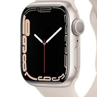 Apple 苹果 watch苹果手表S8 iWatch s8电话智能运动 男女通用款 珍珠白 标配 GPS款 41毫米 铝金属