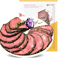 PLUS会员：健士牌 黑椒牛肉切片200g 全程冷链早餐三明治火腿食材 黑胡椒牛肉