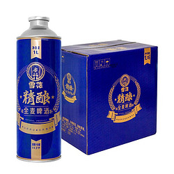 SNOWBEER 雪花 啤酒（Snowbeer）全麦精酿 11.5度1L*6罐 整箱装 703