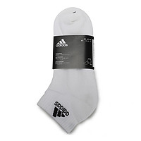 限尺码：adidas 阿迪达斯 舒适透气 男女款短筒袜子 一双装
