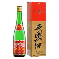 西凤酒 绿瓶高脖 55%vol 凤香型白酒 500ml 单瓶装