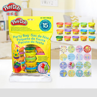 Play-Doh 培乐多 18367 彩泥多彩派对包基础套装 15色数