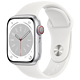 Apple 苹果 手表s8 iwatch8智能运动电话手表血氧监测 2022新款 男女通用款 珍珠白  铝金属  GPS款 45mm