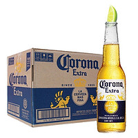 临期品：Corona 科罗娜 特级啤酒 黄啤 330ml*24瓶 整箱装