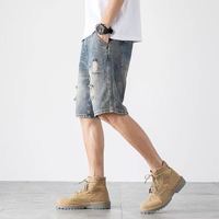 移动端：亦轻 五分牛仔短裤男