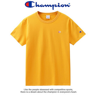 CHAMPION 冠军 正品潮流简约小c圆领休闲运动logoT恤